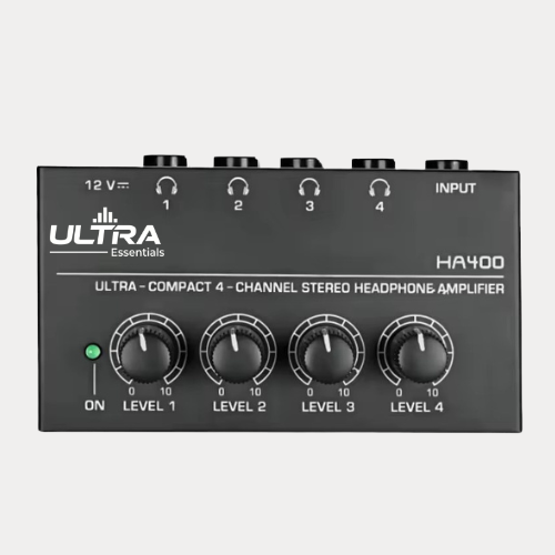 Amplificador Stereo Para Audifono 4 Canales | Ultra HA400